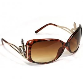 Butterfly Designer Lnspired Fashion Sunglasses 5011 - Brown - CG11ESNRCM1 $10.13