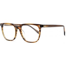 Goggle Acetate Polarized Sunglasses Square Sun Glasses for Men 9114 - Brown Glasses Frame - CX194SUZHRZ $56.90