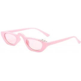 Square Sunglasses For Women Polarized UV Protection - REYO Fashion Unisex Vintage Small Frame Sunglasses Glasses Eyewear - CW...