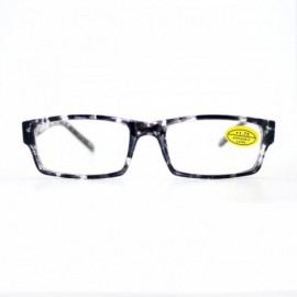 Rectangular Pablo Zanetti Reading Glasses Aspheric Lens Rectangular 53-19-140 - Black Tort - C911W66FHOR $11.27