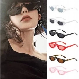 Square Sunglasses For Women Polarized UV Protection - REYO Fashion Unisex Vintage Small Frame Sunglasses Glasses Eyewear - CW...