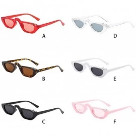Square Sunglasses For Women Polarized UV Protection - REYO Fashion Unisex Vintage Small Frame Sunglasses Glasses Eyewear - CW...