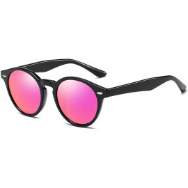 Semi-rimless Vintage Sunglasses Retro Sunglasses for Women Men Square Frame - D - CG197TYCQCS $28.47
