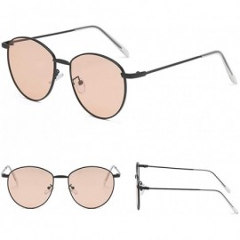 Semi-rimless Frame Semi Rimless Sunglasses Women Men Retro Sun Glasses (Style D) - CL196IL4YWI $18.09