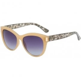 Oval Pouch Giselle Exquisite Butterfly Frame Women's Sunglasses - 22253-light-brown-frame-smoke-lens - CA18RQOXYE4 $18.53