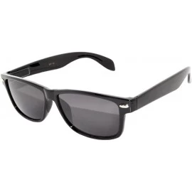 Wayfarer Classic Black Vintage Sunglasses Matte - Rubber - Shiny... - Black_narrow_smoke - CQ11VBMOCM5 $11.71