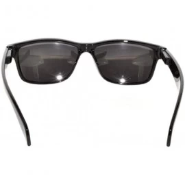Wayfarer Classic Black Vintage Sunglasses Matte - Rubber - Shiny... - Black_narrow_smoke - CQ11VBMOCM5 $11.71