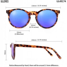 Sport Sunglasses Women Man's Polarized Driving Retro Fashion Mirrored Lens UV Protection Sunglasses - CA18567M8ET $21.57