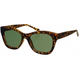 Rectangular Mila Designer Fashion Womens Sunglasses - Tortoise - CY194QY9EC5 $27.31