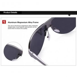 Rectangular Polarized Sunglasses for Men Driving Mens Sunglasses Rectangular Vintage Sun Glasses For Men/Women - C818T60OOS5 ...