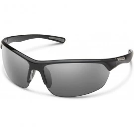 Rimless Slice Polarized Sunglasses - Black - CH189X088Y8 $51.86