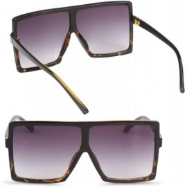 Oversized Womens Oversized Sunglasses UV400 Protection Large Size Shades Sunglasses for Women/Men - CJ18U7KT8MT $9.15