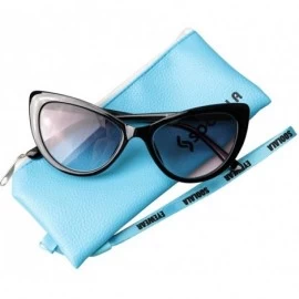 Oversized Womens Oversized Fashion Cat Eye Eyeglasses Frame Large Reading Glasses - Black Frame / Gray Lens - CH18WWIRTQD $24.69