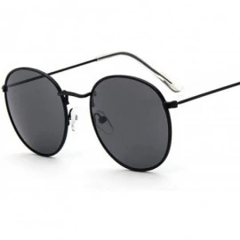 Round 2019 Retro Round Sunglasses Women Brand Designer Sun Glasses Alloy Mirror Ray Female Oculos De Sol - CJ197A3CX4I $31.48