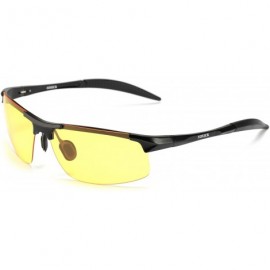 Sport Polarized Driving Glasses Unisex Fishing - Yellow 9 - CO192KL9DCQ $20.97
