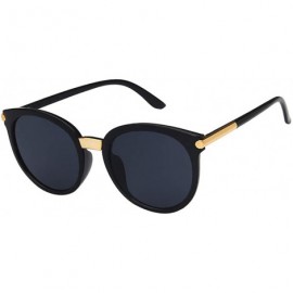 Goggle Round Retro Polarized Sunglasses For Women Outdoor Sports Goggle Classic Style Sunglasses - A - CC18S8ZHYOT $16.21