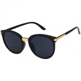 Goggle Round Retro Polarized Sunglasses For Women Outdoor Sports Goggle Classic Style Sunglasses - A - CC18S8ZHYOT $8.98