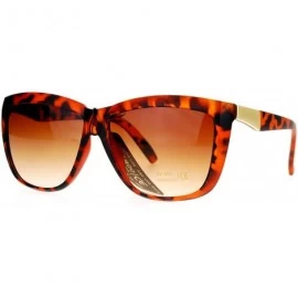 Butterfly Diva Womens Oversize Cat Eye Butterfly Plastic Sunglasses - Matte Tortoise - CD122KQ86T5 $19.17