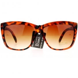 Butterfly Diva Womens Oversize Cat Eye Butterfly Plastic Sunglasses - Matte Tortoise - CD122KQ86T5 $12.36