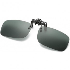 Sport Mens/Womens Clip-On Sunglasses Flip-Up Polarised Sun Lenses fit over Prescription Glasses/Readers/Outdoor Sports - C418...