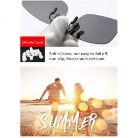 Sport Mens/Womens Clip-On Sunglasses Flip-Up Polarised Sun Lenses fit over Prescription Glasses/Readers/Outdoor Sports - C418...