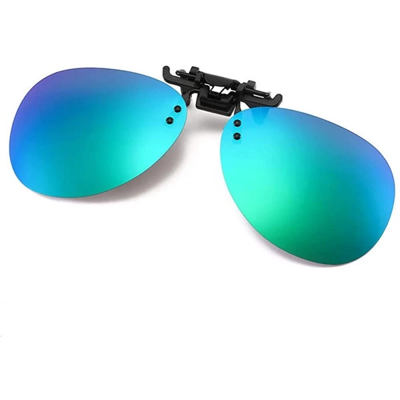 Rectangular Polarized Sunglasses Fishing Driving Prescription - Green-aviator - CK18H7KWUMW $9.14