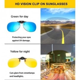 Rectangular Polarized Sunglasses Fishing Driving Prescription - Green-aviator - CK18H7KWUMW $20.71