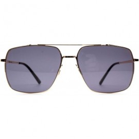 Square F055 Classic Square- for Mens 100% UV PROTECTION - Gold-black - C7192TG88DA $15.66