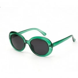 Aviator Women Summer Aviator Retro Cat Eye Glasses Unisex Fashion Sunglasses - Green - CR18CTDYMGZ $21.44