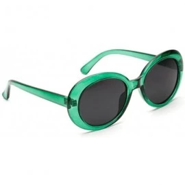 Aviator Women Summer Aviator Retro Cat Eye Glasses Unisex Fashion Sunglasses - Green - CR18CTDYMGZ $8.86