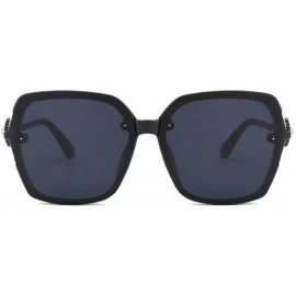 Aviator Classic fashion sunglasses- large frame sunglasses pilot men's women's glasses - D - C418RU0C85M $31.74