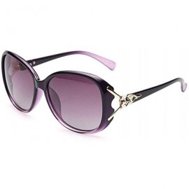 Round UV400 Polarized Sunglasses - UV Protection Premium Retro Mirrored Lens Oversized Frame Polarized Round Sunglasses - CX1...