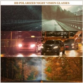 Wrap Glasses Prescription Polarized Driving - Tortoise Frame/ Yellow Lens Night-vision Glasses - C418LZ95DDD $42.16