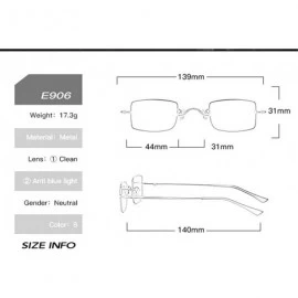 Square 2019 new small square retro unisex light tide vintage metal mini sunglasses UV400 - Gold Red - C818OTO8GID $25.01