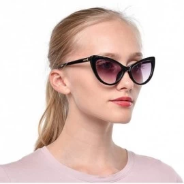 Oversized Womens Oversized Fashion Cat Eye Eyeglasses Frame Large Reading Glasses - Black Frame / Gray Lens - CH18WWIRTQD $24.69