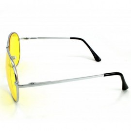 Aviator Mens The Hangover Bradley Cooper Colored Aviator Poker Sunglasses UV 400 - Yellow - CA11THBC1ST $6.98