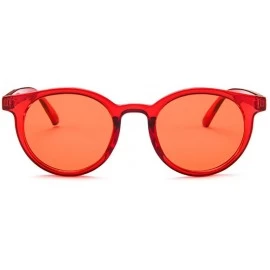 Square MOD-Style Cat Eye Round Frame Sunglasses A Variety of Color Design - S11 - CE189OKZXAA $13.96