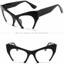 Oversized Oversized Sunglasses Vintage Irregular - C - CS1960KKETD $15.62