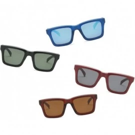 Square Women Retro Square UV Protection Fashion Sunglasses - Brown - CY18IS3C7OC $12.53