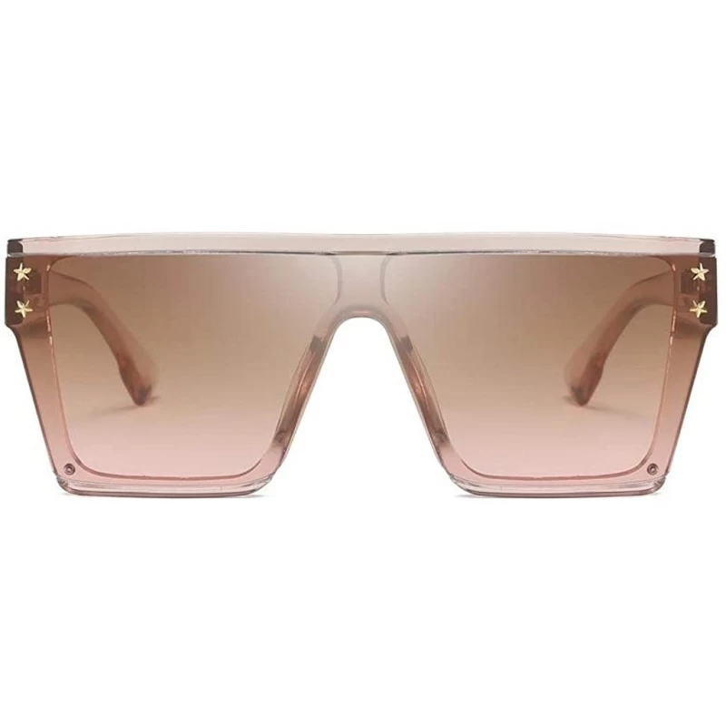 Square Sunglasses Polarized Oversized Personality - D - CL18TTXL4AM $10.41