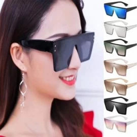 Square Sunglasses Polarized Oversized Personality - D - CL18TTXL4AM $10.41