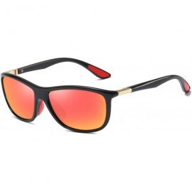 Goggle Polarized Sunglasses Protection Eyeglasses - Orange - C818TZZQUS6 $60.20