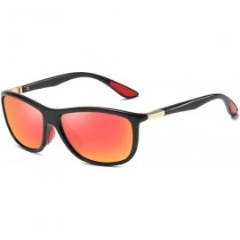 Goggle Polarized Sunglasses Protection Eyeglasses - Orange - C818TZZQUS6 $28.05