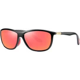 Goggle Polarized Sunglasses Protection Eyeglasses - Orange - C818TZZQUS6 $28.05