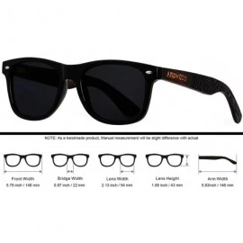 Sport Wood Sunglasses Polarized for Men Women Uv Protection Wooden Bamboo Frame Mirrored Sun Glasses SERRA - CM18IGOLG63 $15.20