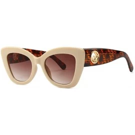 Goggle Retro Sunglasses Cat's Eye Miniature Narrow Sunglasses Suitable for Shopping - Driving and Leisure - CZ18YK6KOYY $54.70