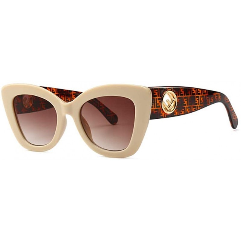 Goggle Retro Sunglasses Cat's Eye Miniature Narrow Sunglasses Suitable for Shopping - Driving and Leisure - CZ18YK6KOYY $29.84