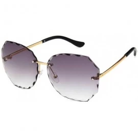 Square Unisex Sunglasses Fashion Pink Drive Holiday Polygon Non-Polarized UV400 - Light Grey - CP18RLUNA3T $11.43
