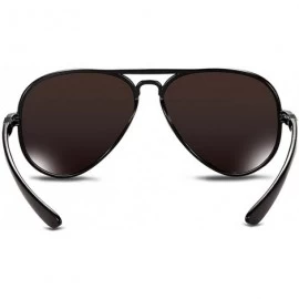 Aviator Aviator Polarized Fashion Oversized Mirrored Sunglasses For Women - Gold - CA17YU8OYLQ $12.03