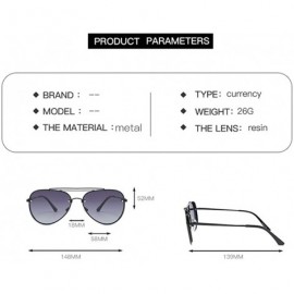 Aviator Frog Mirror Polarized Sunglasses for Men and Women Street Photography Selfy - Goldtea - CV18AU6ZS6A $7.84